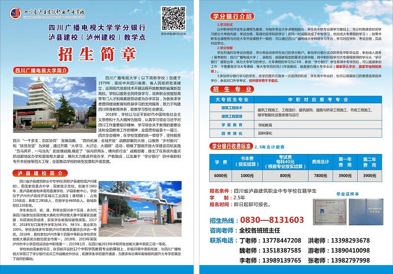 瀘縣建校正式啟動學(xué)分銀行試點(diǎn)工作